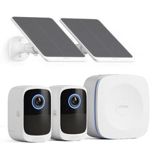 Safemo 4K Security Camera Set P1_2-Cam Set (with Solar Panels)