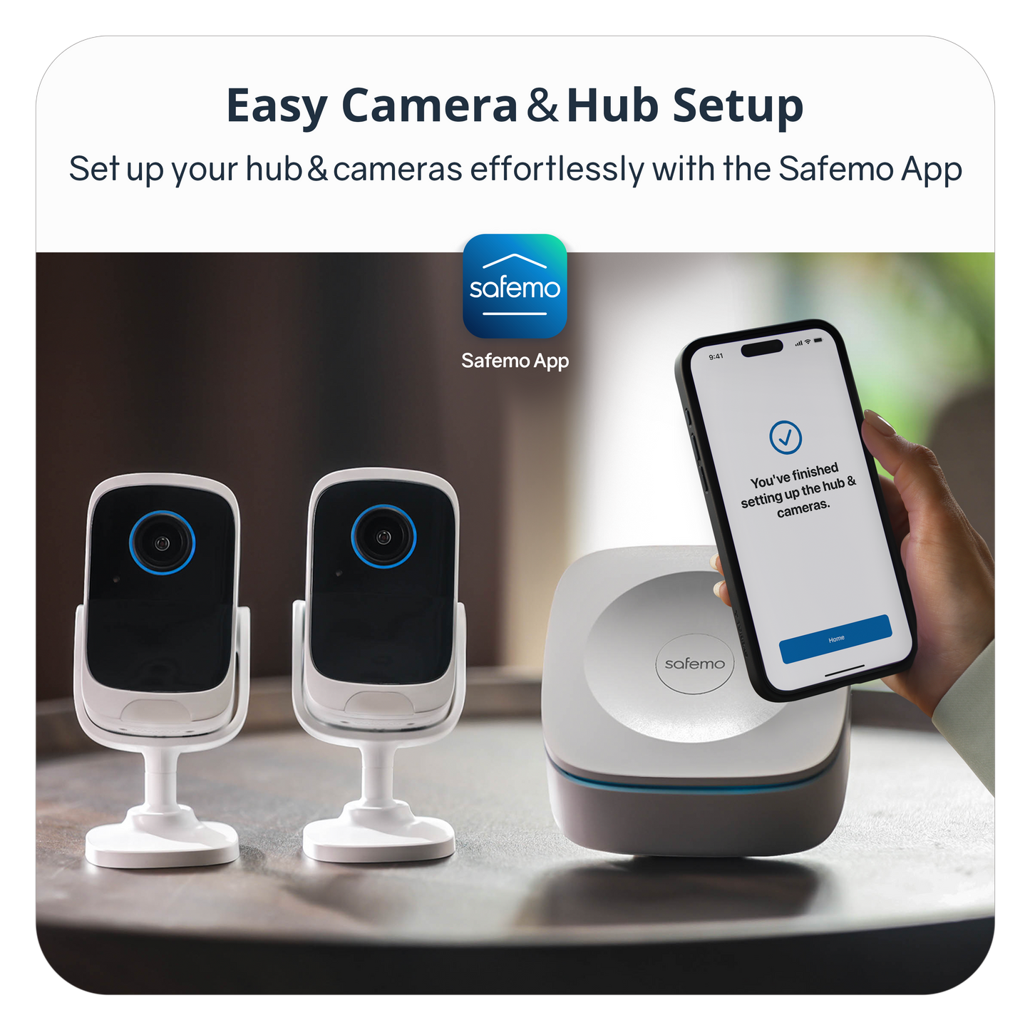 Safemo Smart Hub(Compatible with Safemo Cameras Only)
