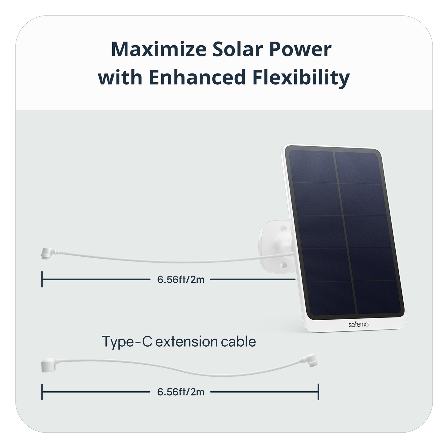 Safemo 5W Solar Panel(Compatible with Safemo Cameras Only)