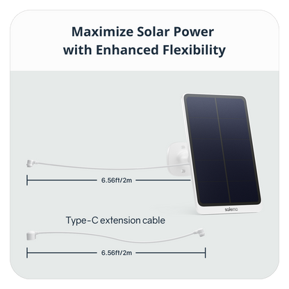 Safemo 5W Solar Panel(Compatible with Safemo Cameras Only)