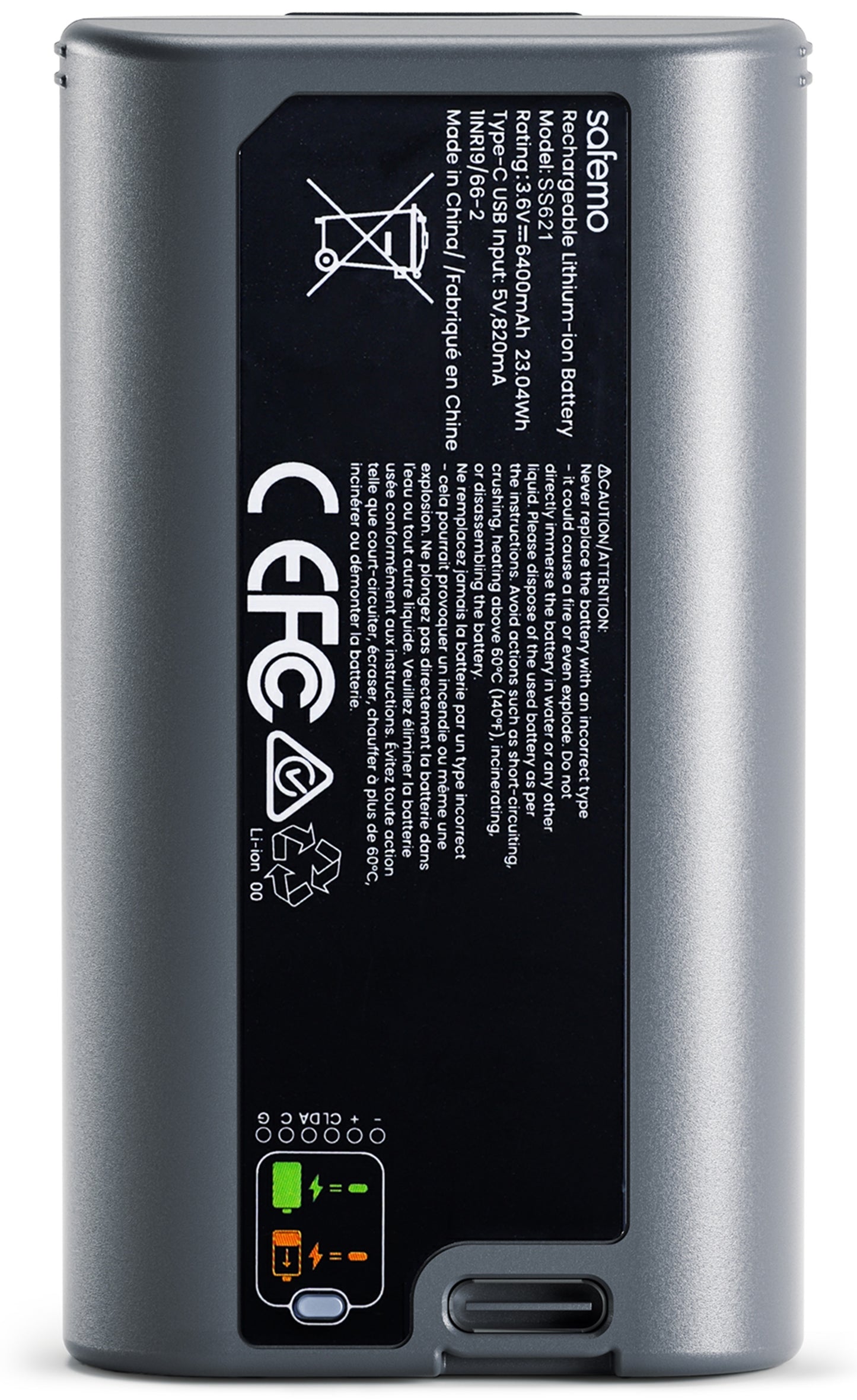 Safemo Rechargeable Battery Pack
